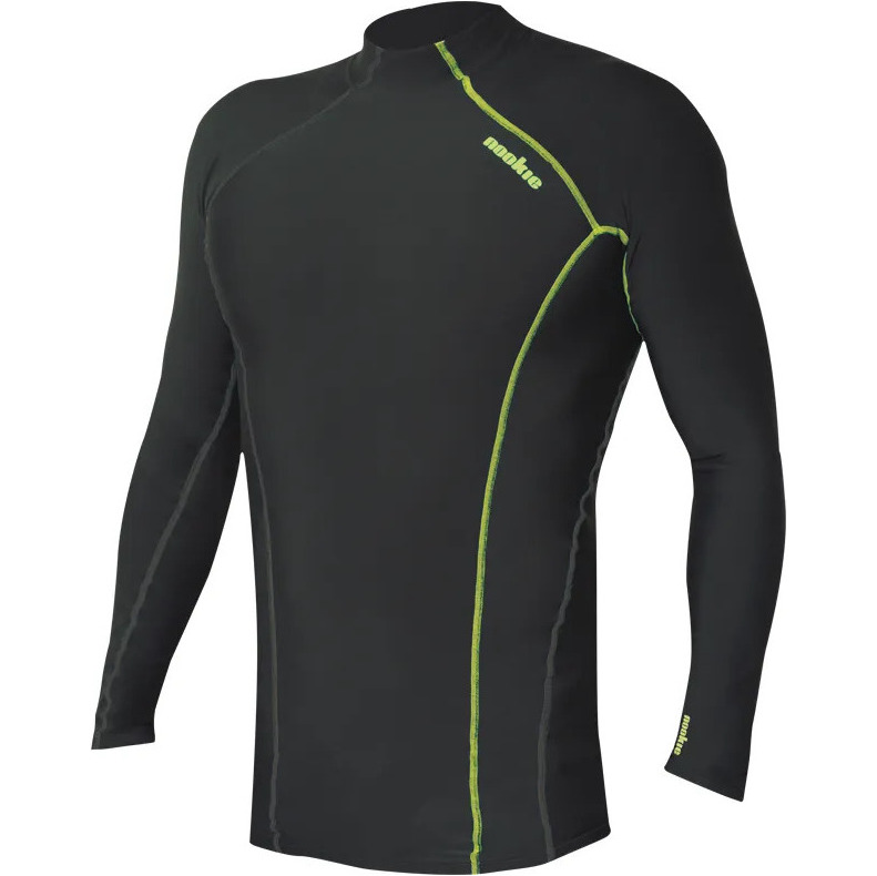 2026 Nookie Mens Softcore Long Sleeve Base Layer TH50 - Black / Lime